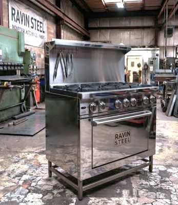 اجاق گاز آشپزخانه صنعتی 6 شعله Ravin Steel